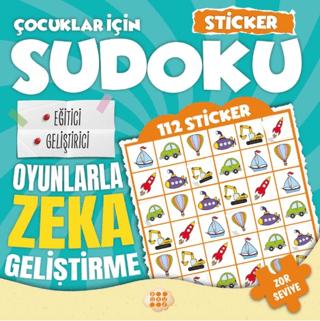 Çocuklar İçin Sudoku - Sticker Hediyeli Zor Seviye 1