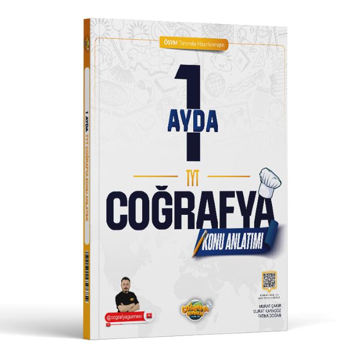 Coğrafya Gurmesi Yayınları TYT Coğrafya 1 Ayda Konu Anlatımı