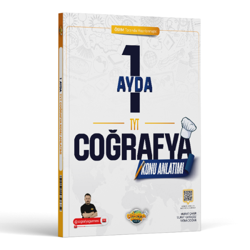 Coğrafya Gurmesi Yayınları TYT Coğrafya 1 Ayda Konu Anlatımı