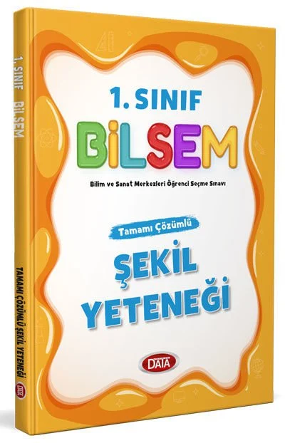 Data Yayınları 1. Sınıf Bilsem Tamamı Çözümlü Şekil Yeteneği 