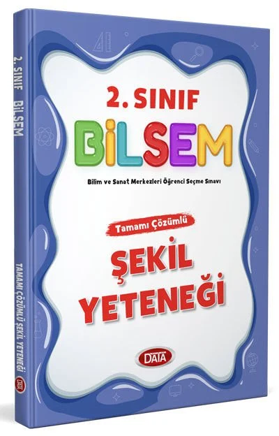Data Yayınları 2. Sınıf Bilsem Tamamı Çözümlü Şekil Yeteneği