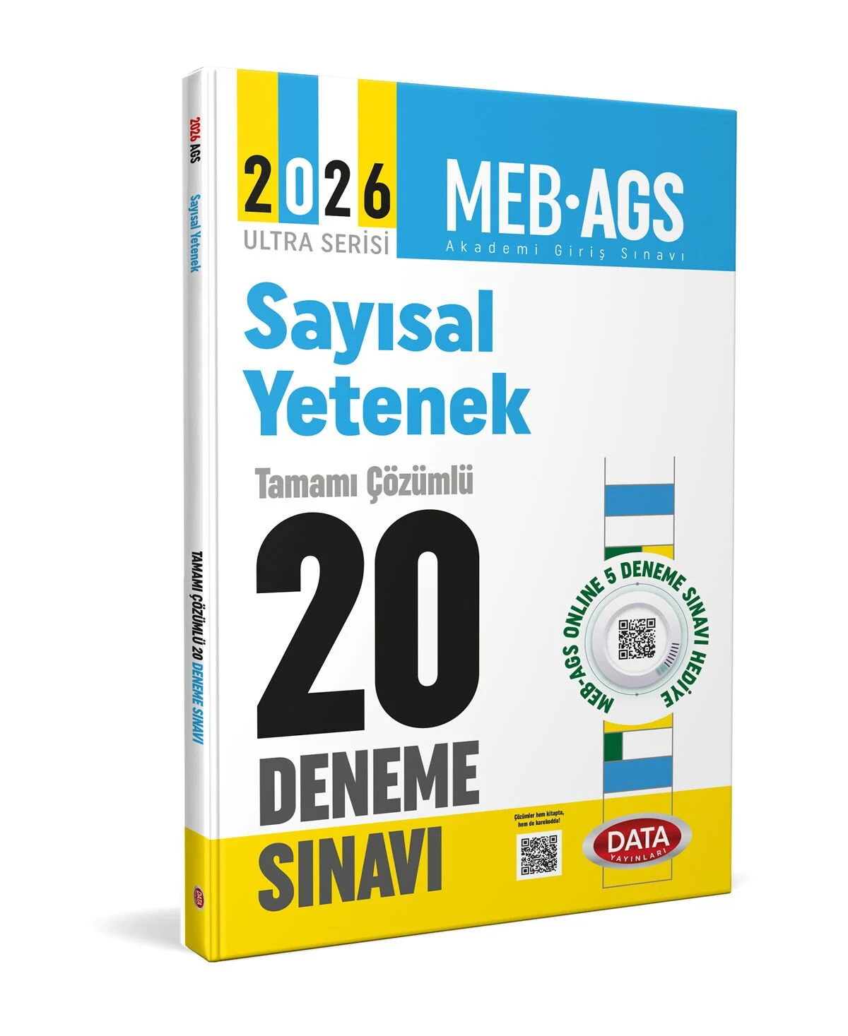 Data Yayınları 2026 AGS Sayısal Yetenek Tamamı Çözümlü 20 Deneme Sınavı