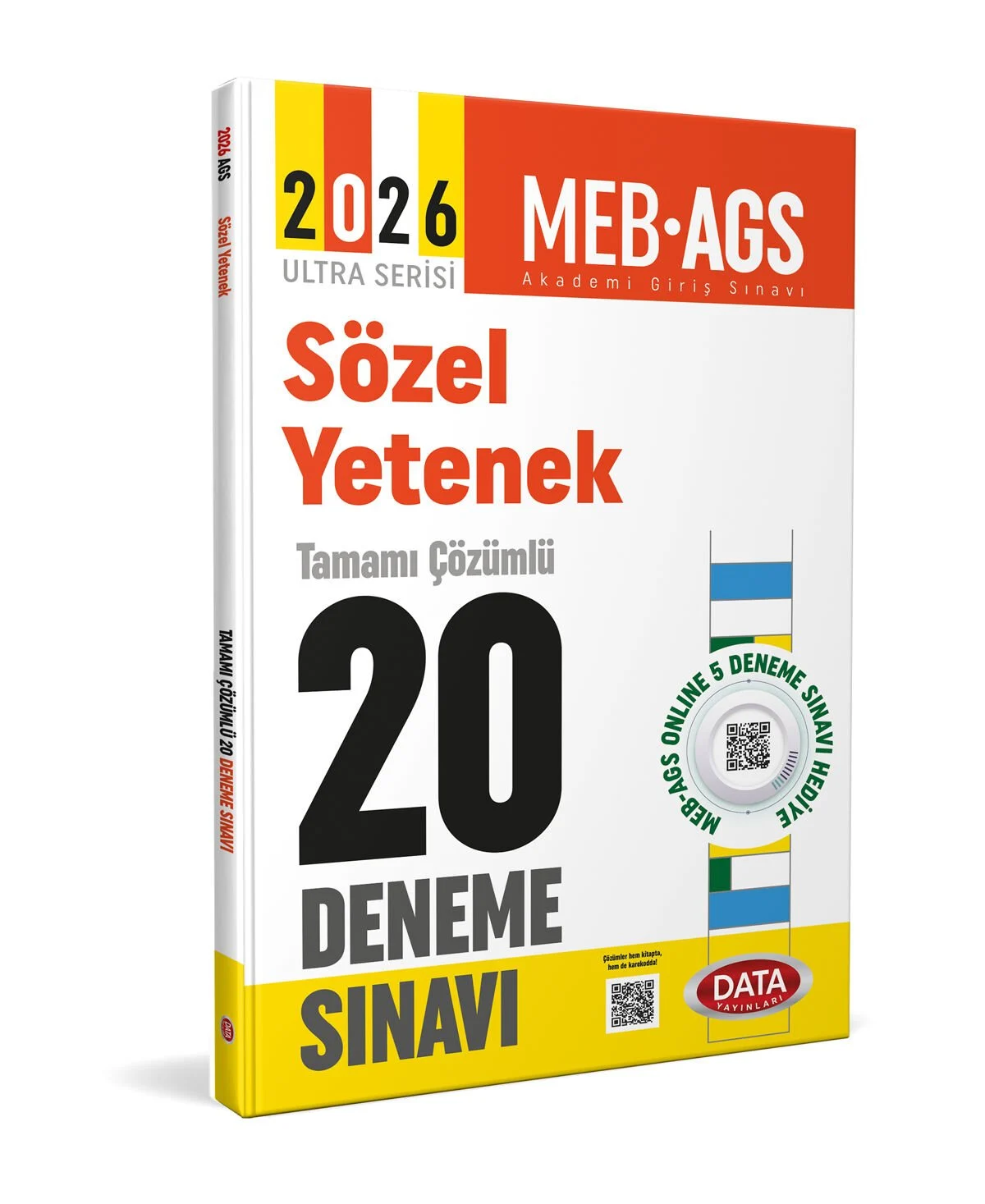 Data Yayınları 2026 AGS Sözel Yetenek Tamamı Çözümlü 20 Deneme Sınavı