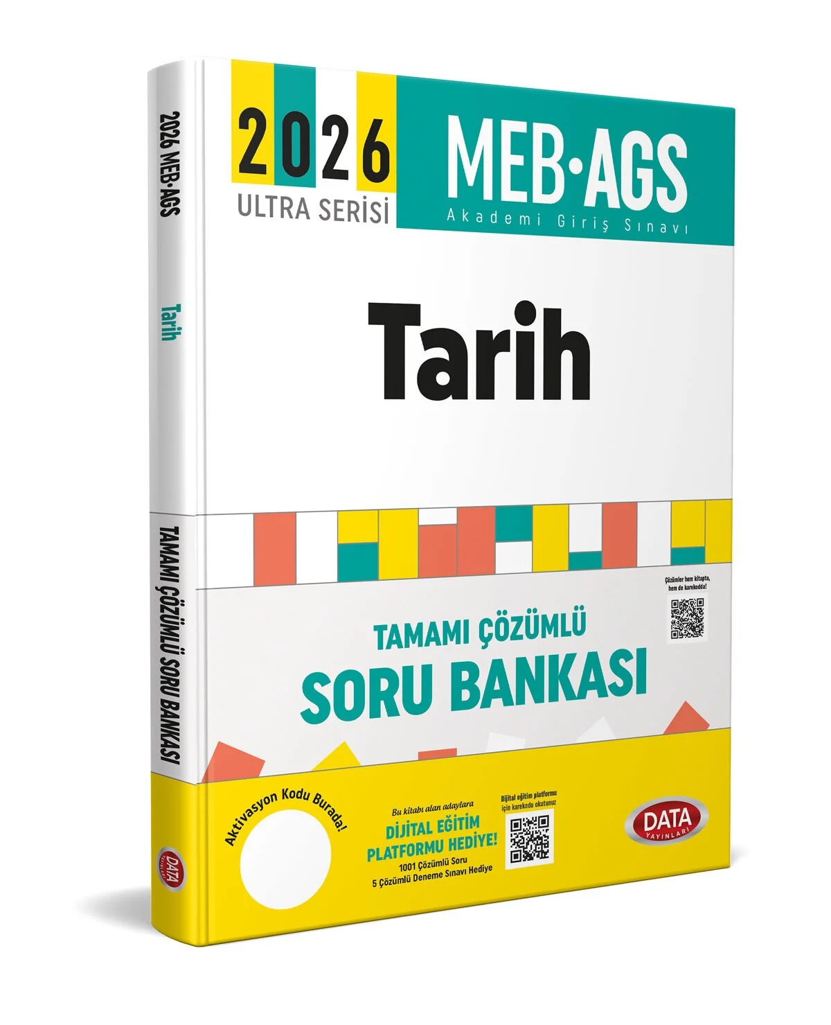 Data Yayınları 2026 AGS Ultra Serisi Tarih Soru Bankası - Karekod Çözümlü
