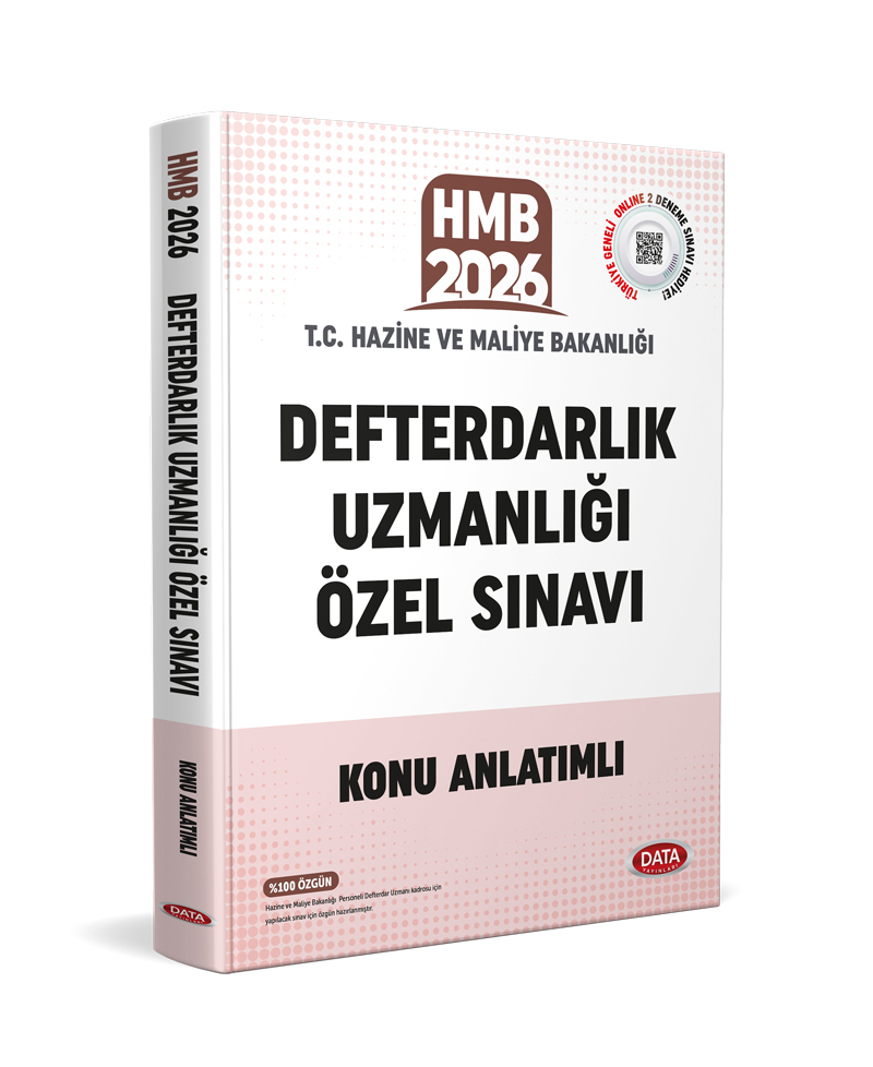 Data Yayınları 2026 Defterdarlık Uzmanlığı Özel Sınavı Konu Anlatımlı
