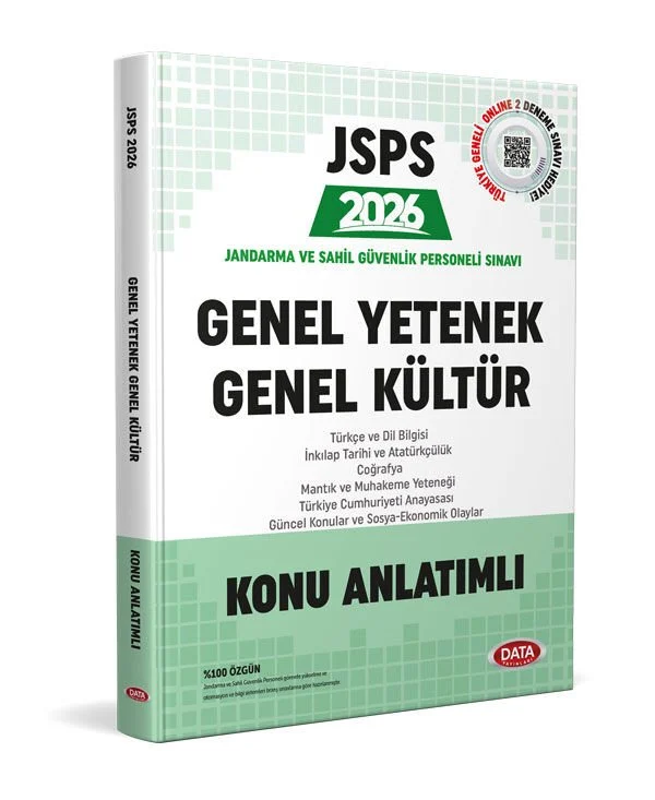 Data Yayınları 2026 JSPS Genel Yetenek - Genel Kültür Konu Anlatımlı