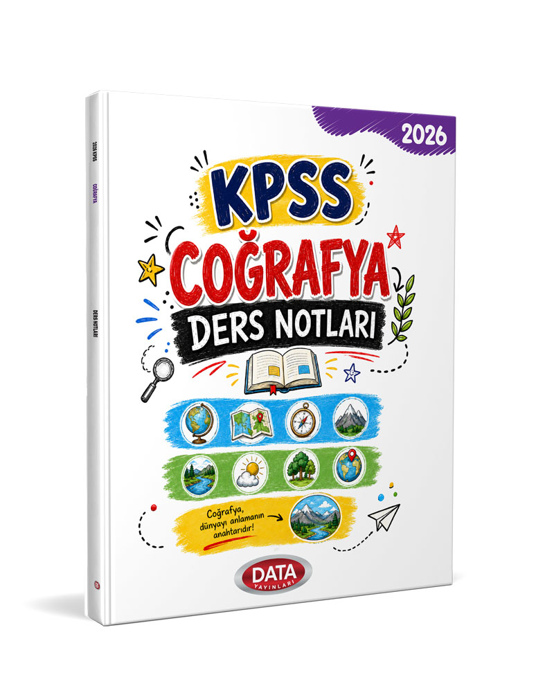 Data Yayınları 2026 KPSS Coğrafya Ders Notları