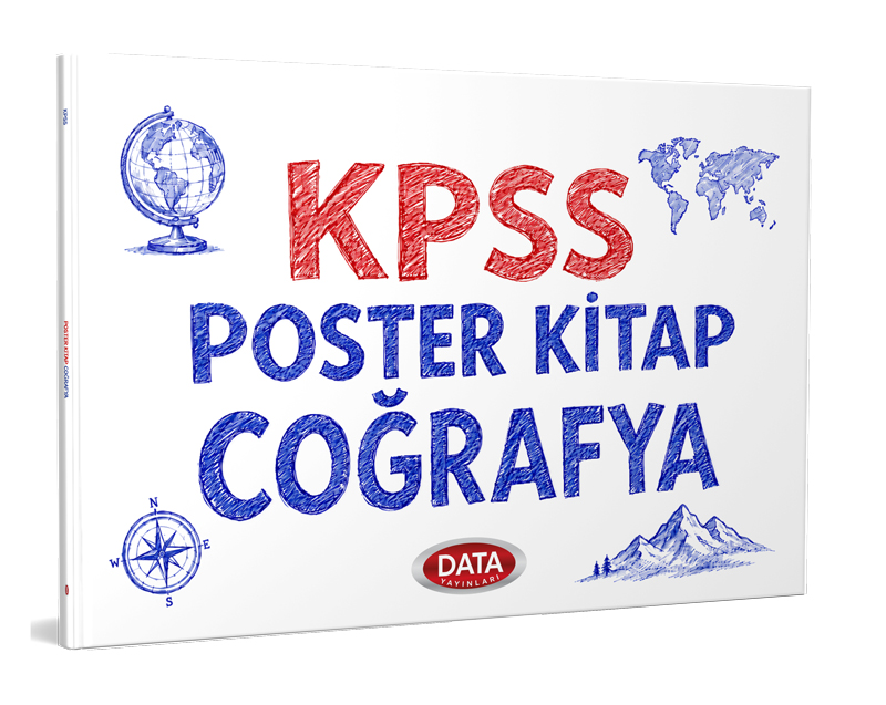 Data Yayınları 2026 KPSS Poster Kitap Coğrafya