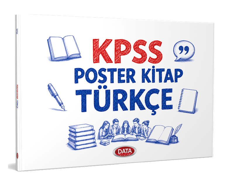 Data Yayınları 2026 KPSS Poster Kitap Türkçe