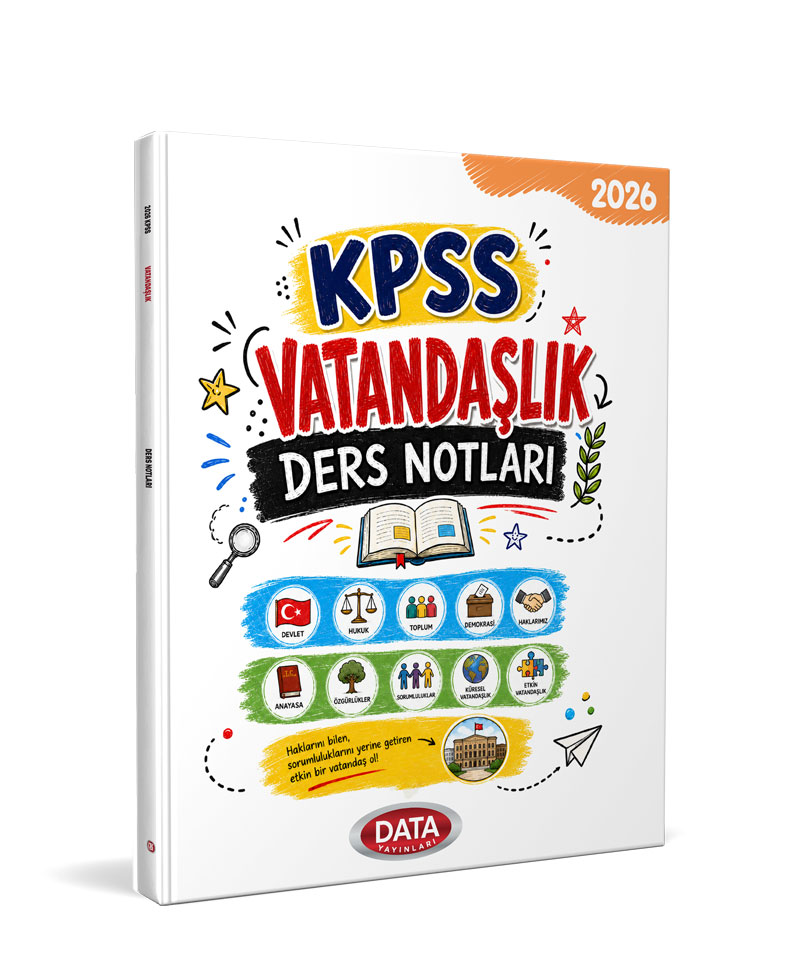Data Yayınları 2026 KPSS Vatandaşlık Ders Notları