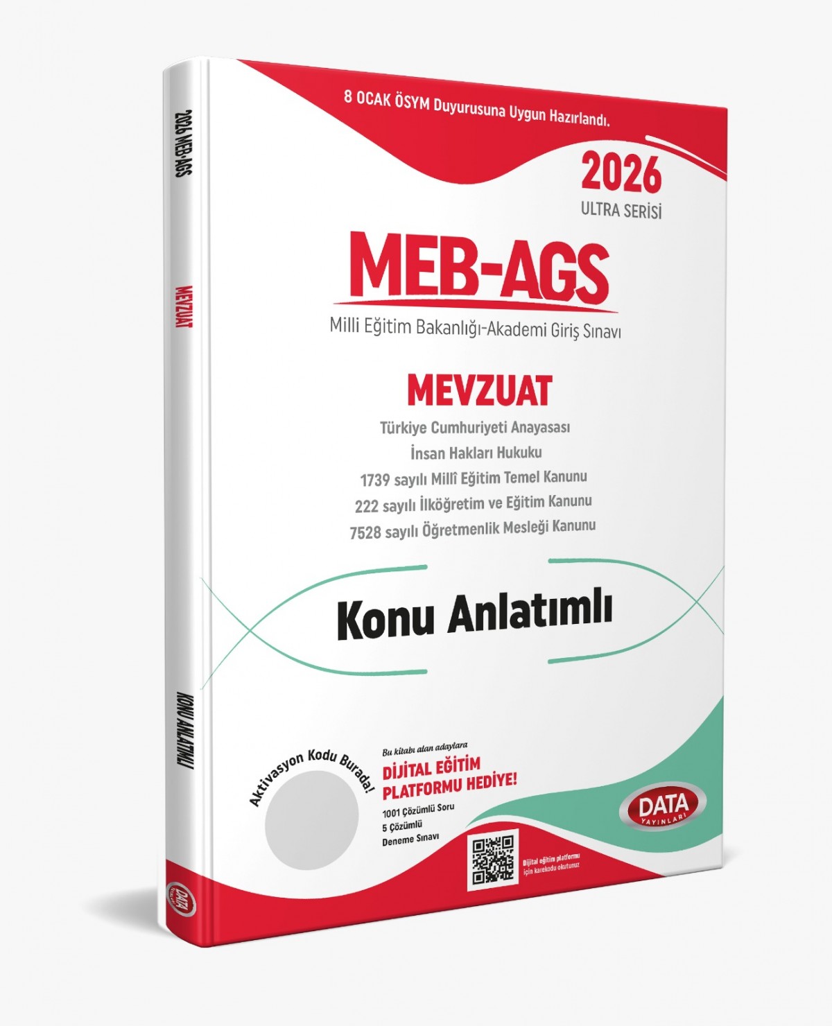 Data Yayınları 2026 MEB AGS Mevzuat Konu Anlatımlı