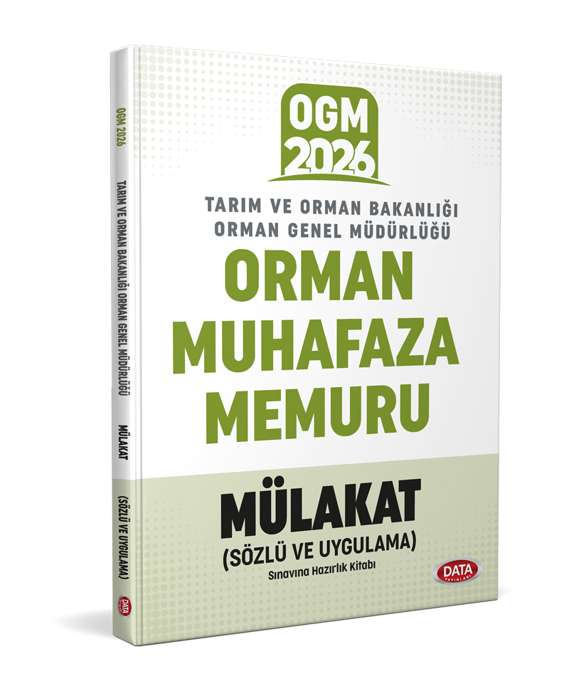 Data Yayınları 2026 Orman Genel Müdürlüğü Orman Muhafaza Memuru Mülakat