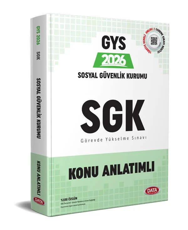 Data Yayınları 2026 Sosyal Güvenlik Kurumu SGK GYS Konu Anlatımlı