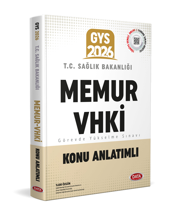 Data Yayınları 2026 T.C. Sağlık Bakanlığı Memur VHKİ GYS Konu Anlatımlı