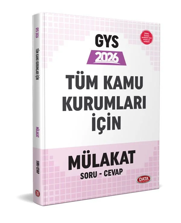 Data Yayınları 2026 Tüm Kamu Kurumları GYS Mülakat Soru Cevap