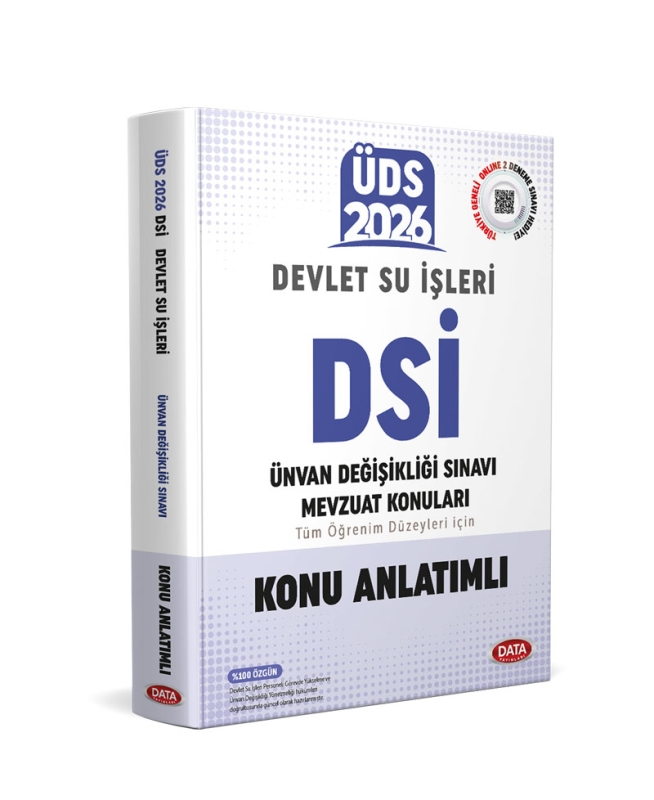Data Yayınları 2026 ÜDS Devlet Su İşleri (DSİ) Konu Anlatımlı