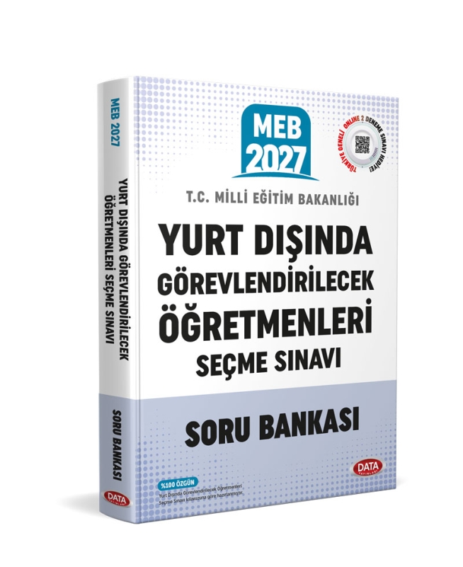 Data Yayınları 2027 MEB Yurt Dışında Görevlendirilecek Öğretmenleri Seçme Sınavı Soru Bankası