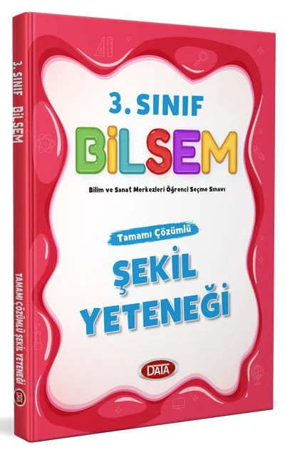 Data Yayınları 3. Sınıf Bilsem Tamamı Çözümlü Şekil Yeteneği