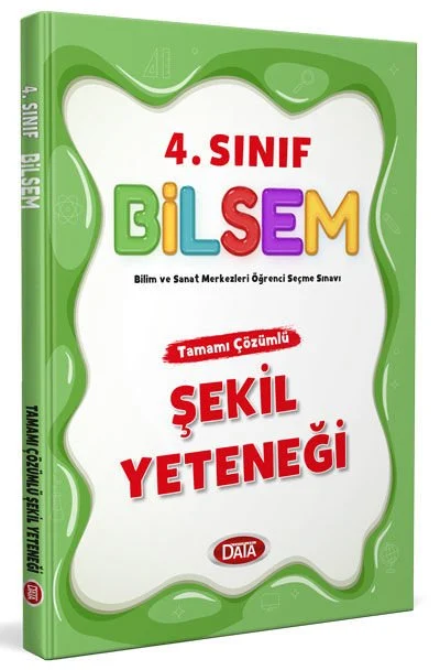Data Yayınları 4. Sınıf Bilsem Tamamı Çözümlü Şekil Yeteneği