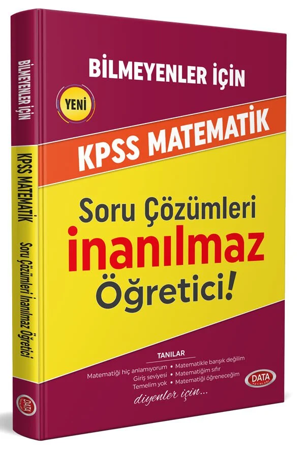 Data Yayınları Bilmeyenler İçin Kpss Matematik