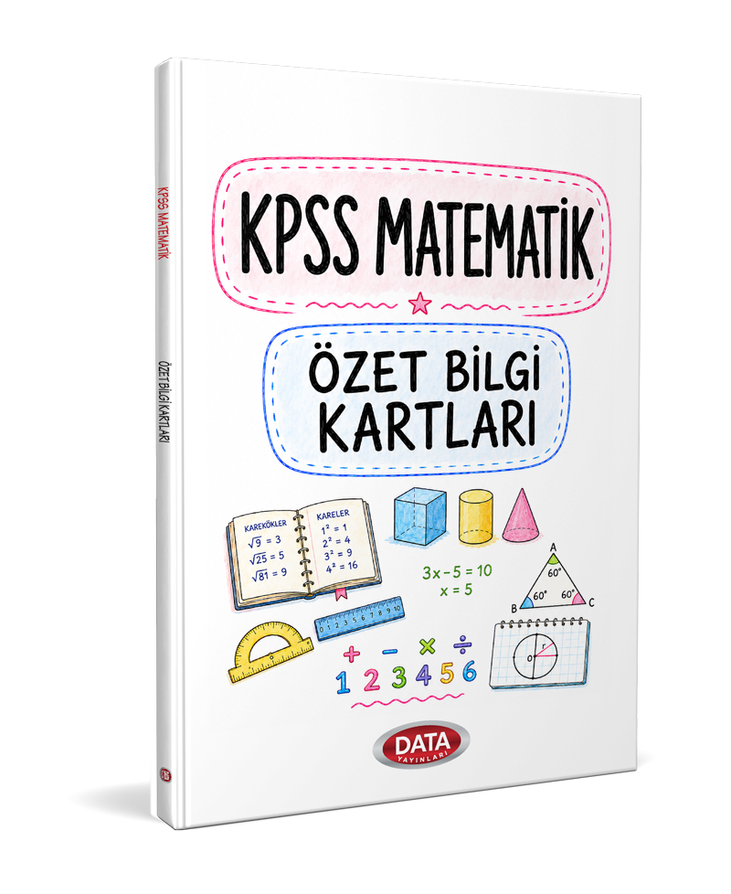 Data Yayınları KPSS Matematik Özet Bilgi Kartları