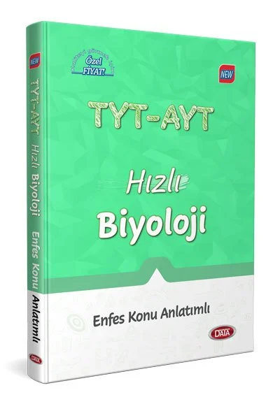 Data Yayınları Tyt  Ayt Hızlı Biyoloji Enfes Konu Anlatımlı