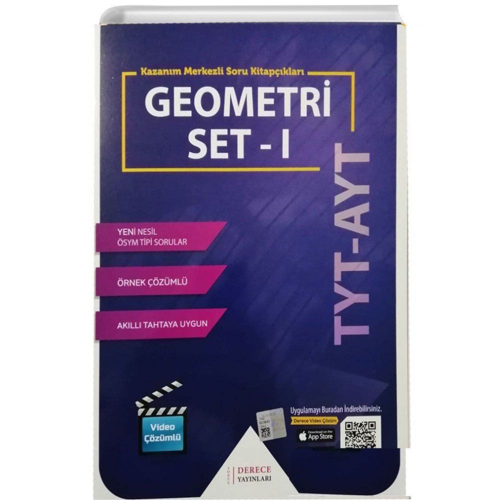 Derece Yayınları Tyt Ayt Geometri Set 1
