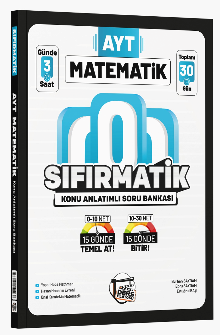 Ders Platosu AYT Matematik Sıfırmatik Konu Anlatımlı Soru Bankası