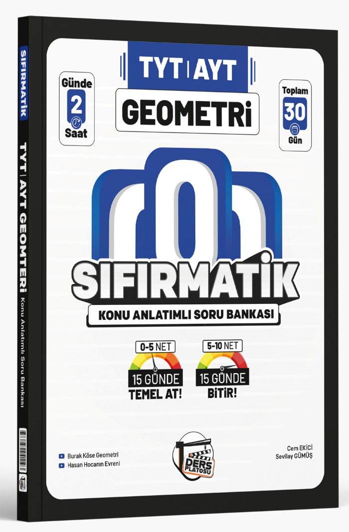 Ders Platosu TYT AYT Geometri Sıfırmatik Konu Anlatımlı Soru Bankası