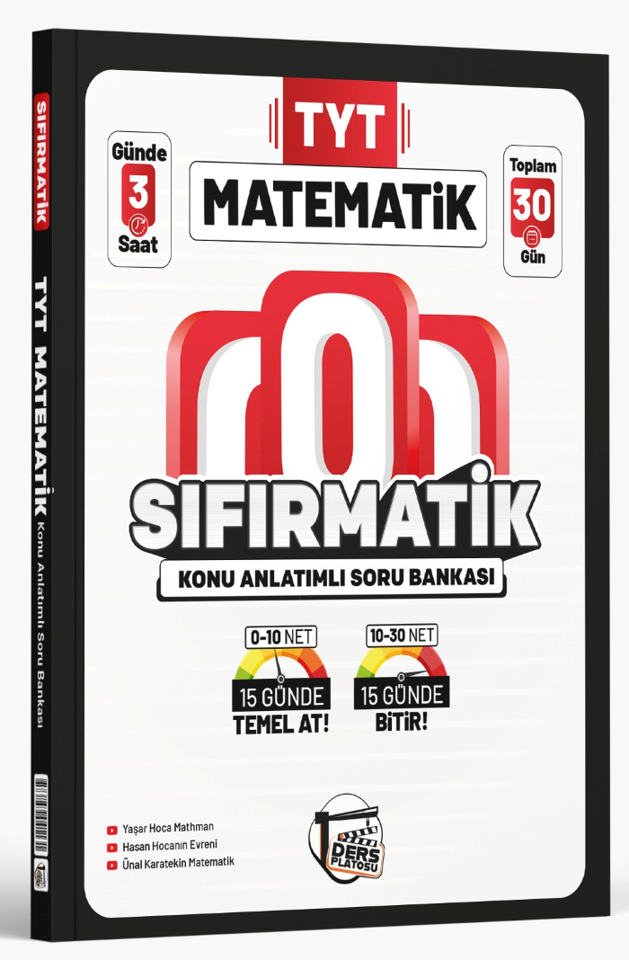 Ders Platosu TYT Matematik Sıfırmatik Konu Anlatımlı Soru Bankası