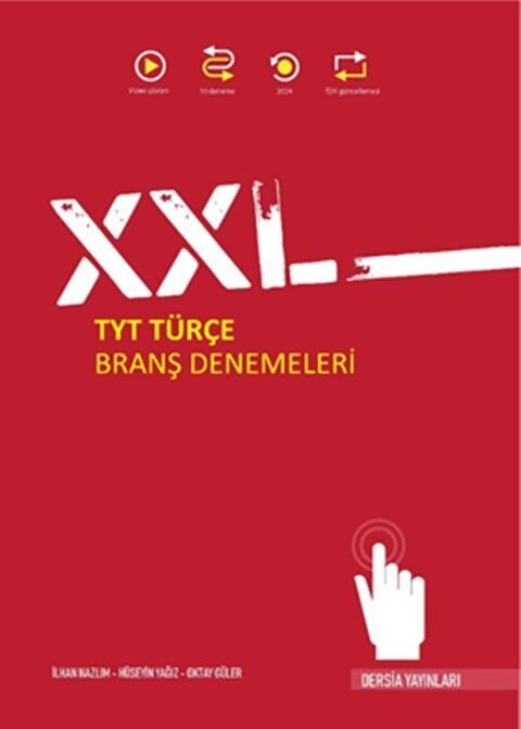 Dersia Yayınları Xxl Tyt Türkçe Branş Denemeleri 
