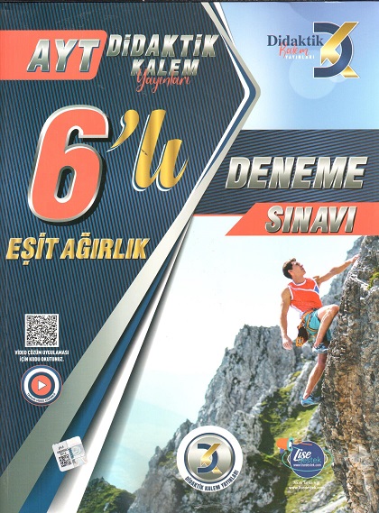 Didaktik Kalem AYT Eşit Ağırlık 6 Deneme Sınavı