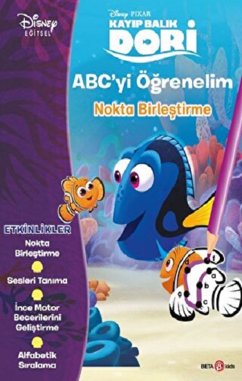 DİSNEY PIXAR KAYIP BALIK DORİ ABC’Yİ ÖĞRENELİM NOKTALARI BİRLEŞTİRME