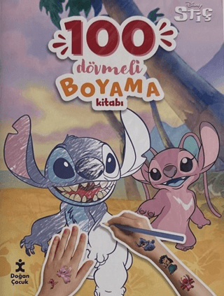 Disney Stitch - 100 Dövmeli Boyama Kitabı