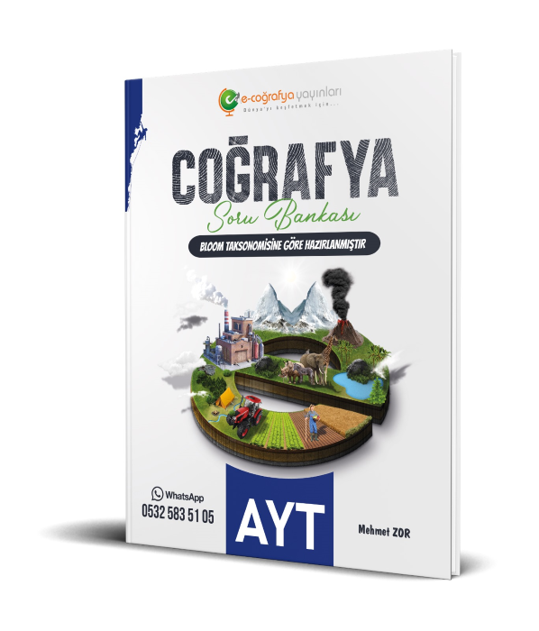 E-coğrafya Yayınları AYT Coğrafya Soru Bankası