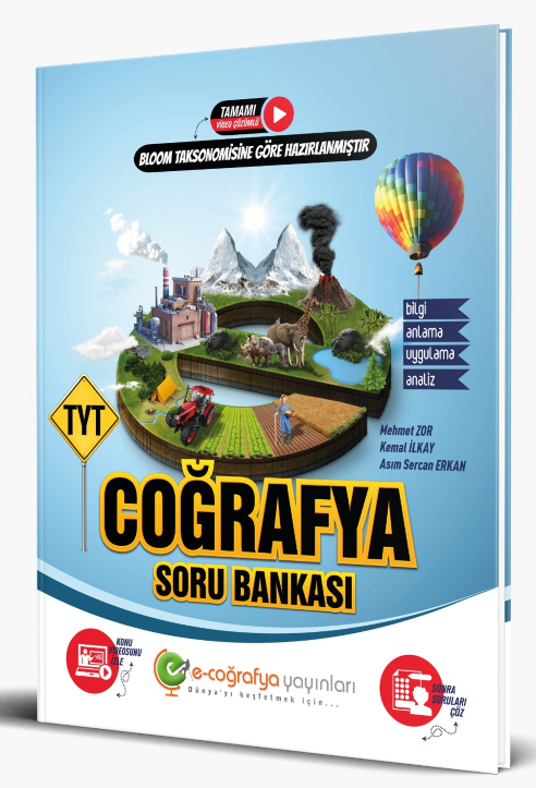 E-Coğrafya Yayınları Tyt Coğrafya Soru Bankası