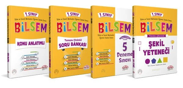 Editör Yayınları 1. Sınıf Bilsem Hazırlık Hazırlık Seti