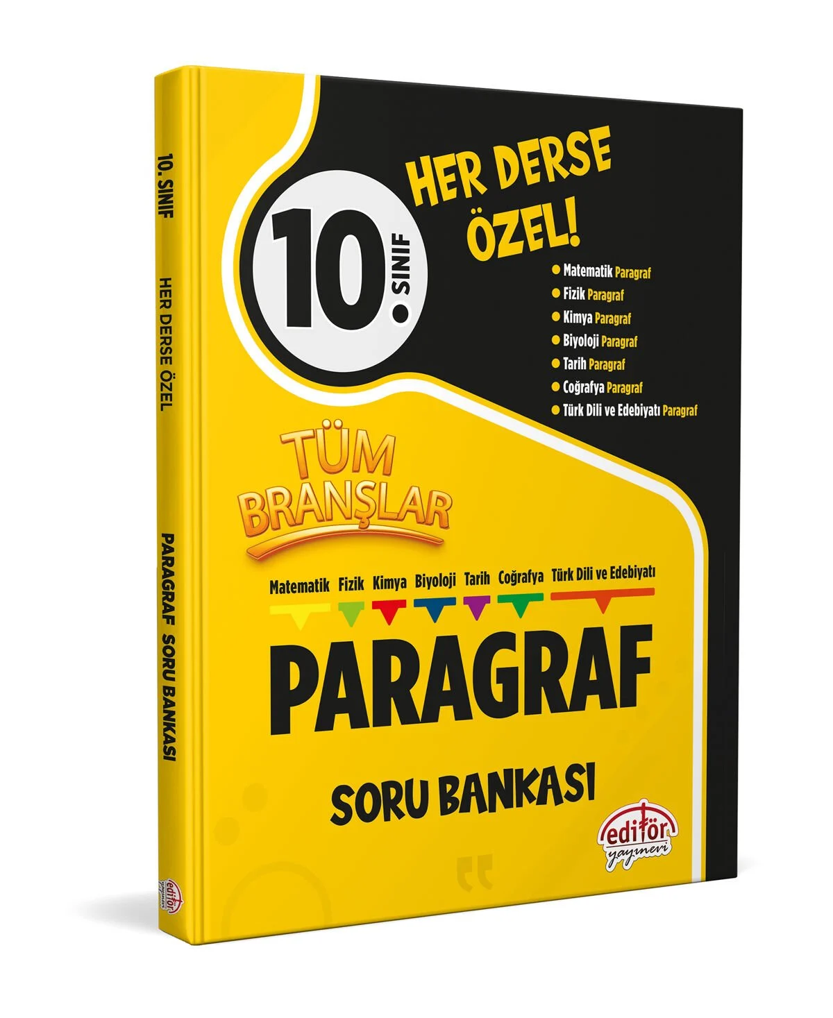 Editör Yayınları 10. Sınıf Tüm Branşlar Paragraf Soru Bankası