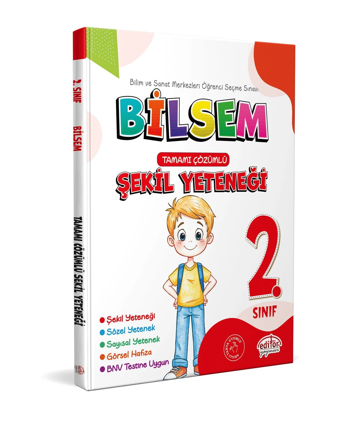 Editör Yayınları 2. Sınıf Bilsem Hazırlık Şekil Yeteneği Tamamı Çözümlü 