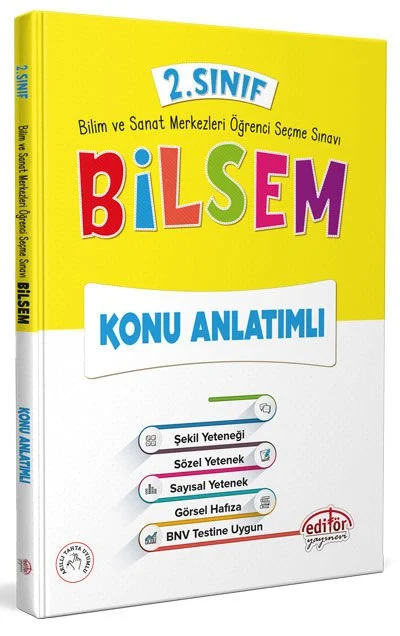 Editör Yayınları 2. Sınıf Bilsem Konu Anlatımlı