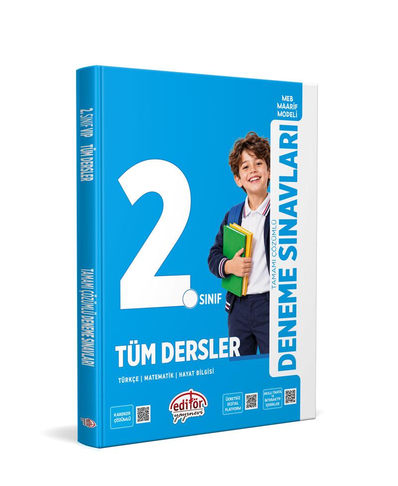 Editör Yayınları 2. Sınıf Tüm Dersler Tamamı Çözümlü Deneme Sınavları