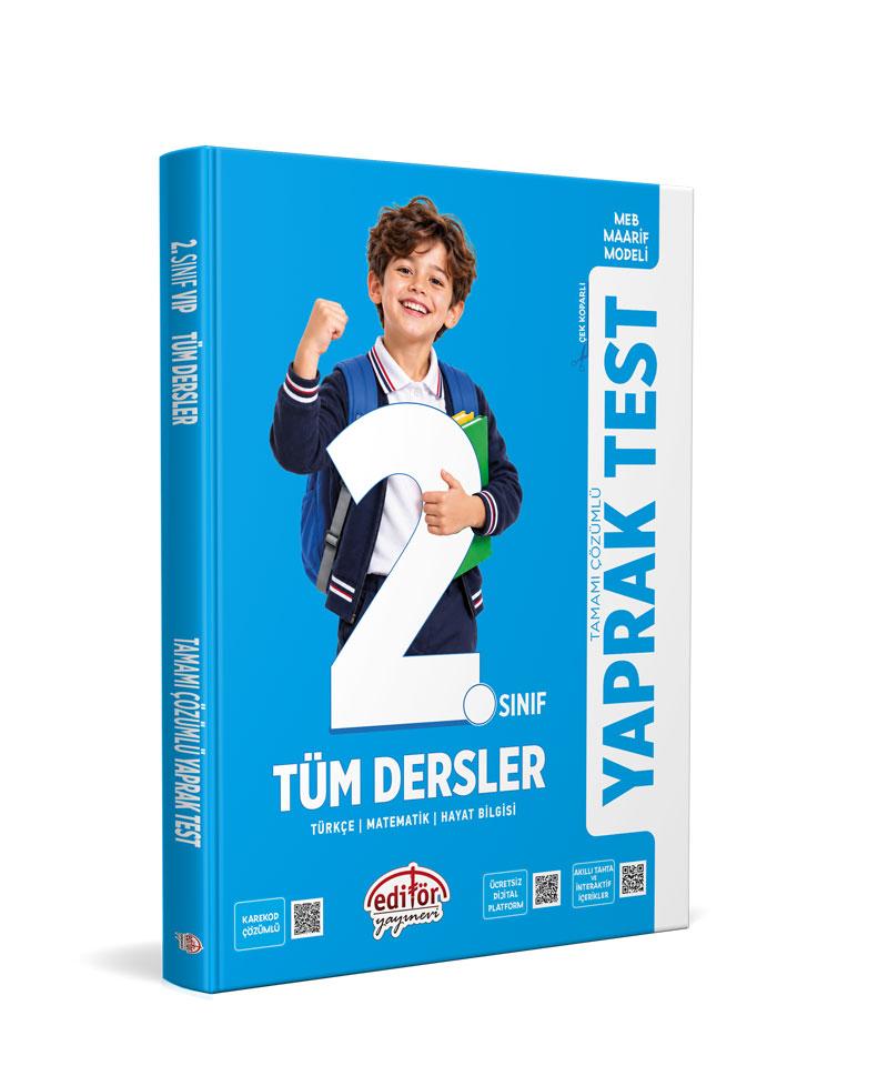 Editör Yayınları 2. Sınıf Tüm Dersler Tamamı Çözümlü Yaprak Test