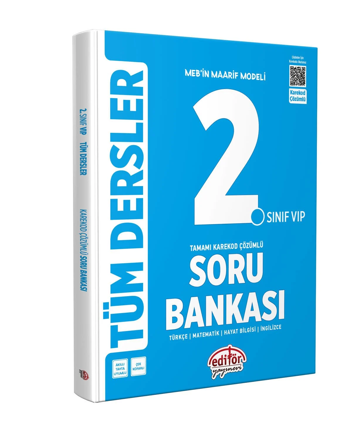 Editör Yayınları 2. Sınıf VIP Tüm Dersler Soru Bankası Karekod Çözümlü