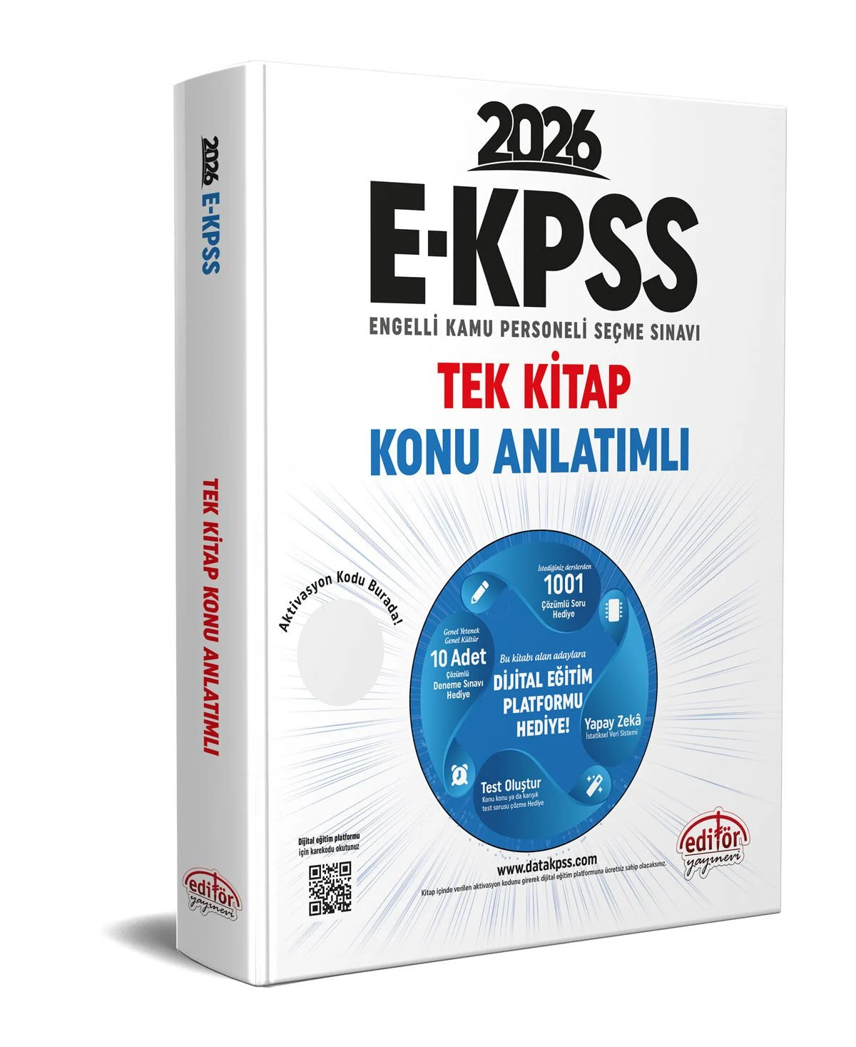 Editör Yayınları 2026 E KPSS Tek Kitap Konu Anlatımlı
