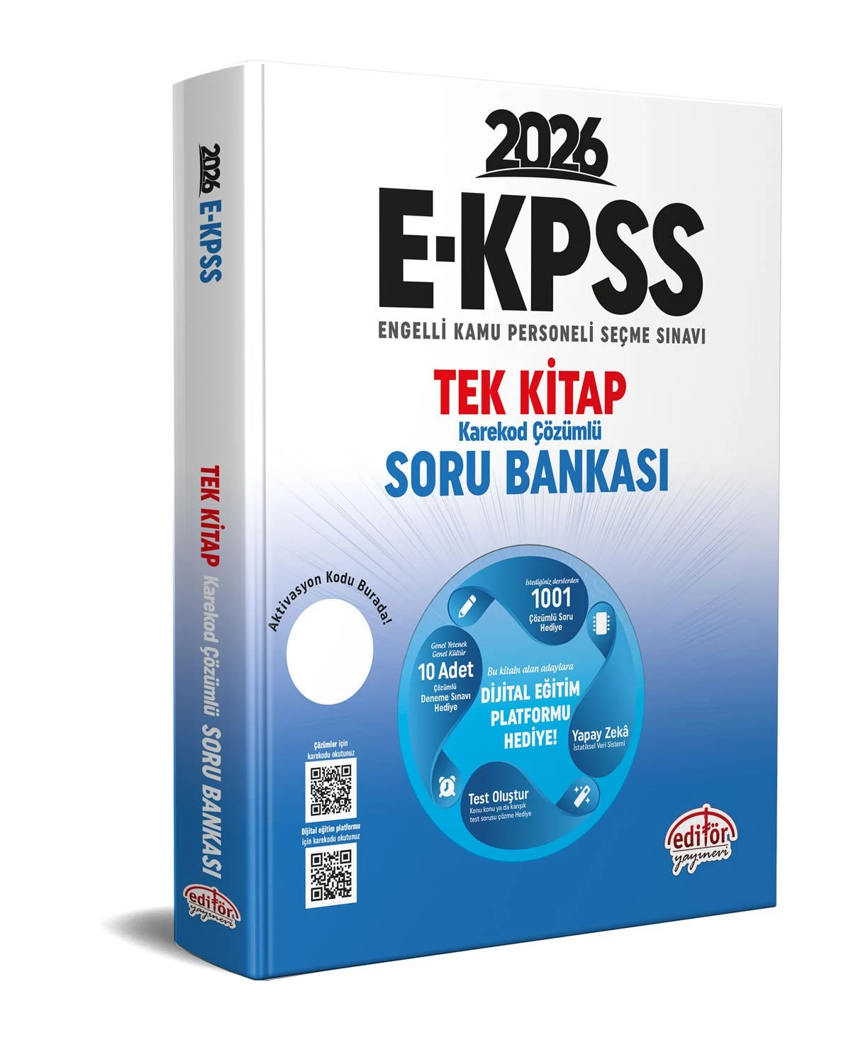 Editör Yayınları 2026 E KPSS Tek Kitap Soru Bankası