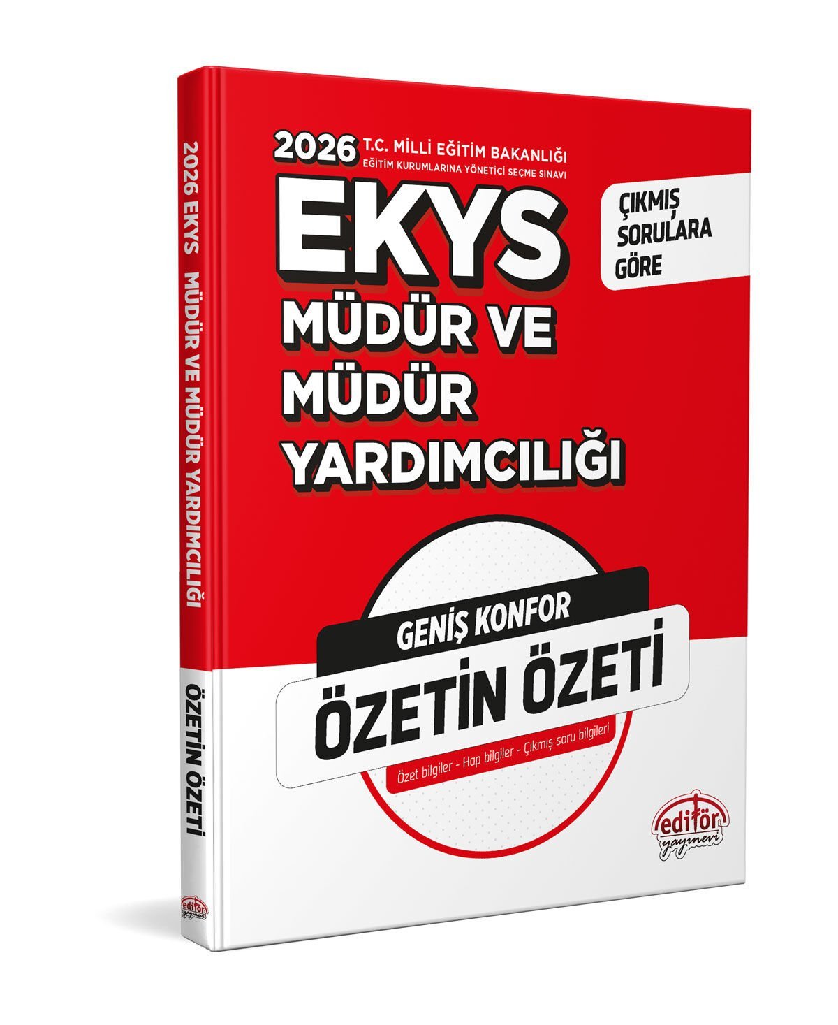 Editör Yayınları 2026 MEB EKYS Müdür ve Müdür Yardımcılığı Özetin Özeti