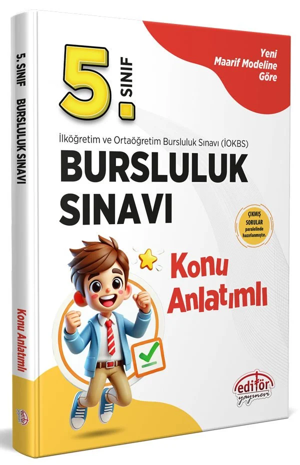 Editör Yayınları 5. Sınıf  Bursluluk Sınavı Konu Anlatımlı