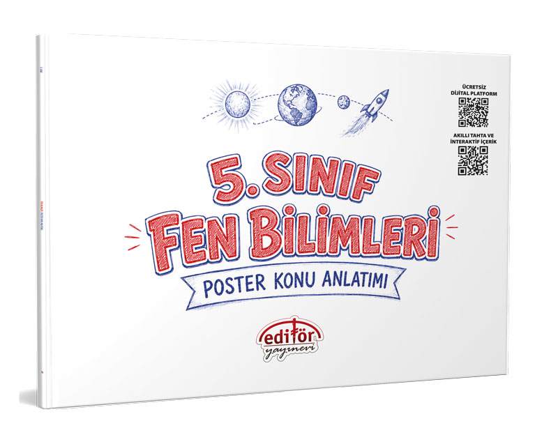 Editör Yayınları 5. Sınıf Fen Bilimleri Poster Konu Anlatımlı