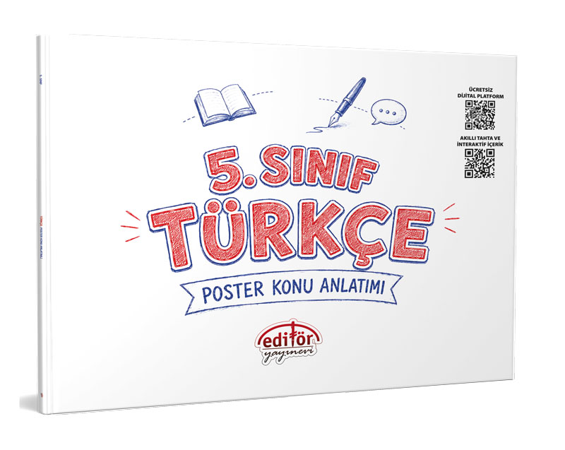 Editör Yayınları 5. Sınıf Türkçe Poster Konu Anlatımlı