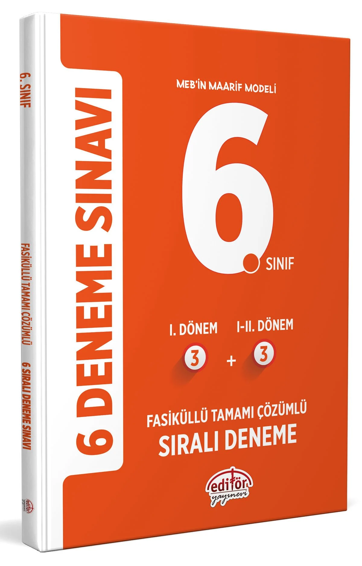 Editör Yayınları 6. Sınıf (3+3) Fasiküllü Tamamı Çözümlü 6 Deneme Sınavı